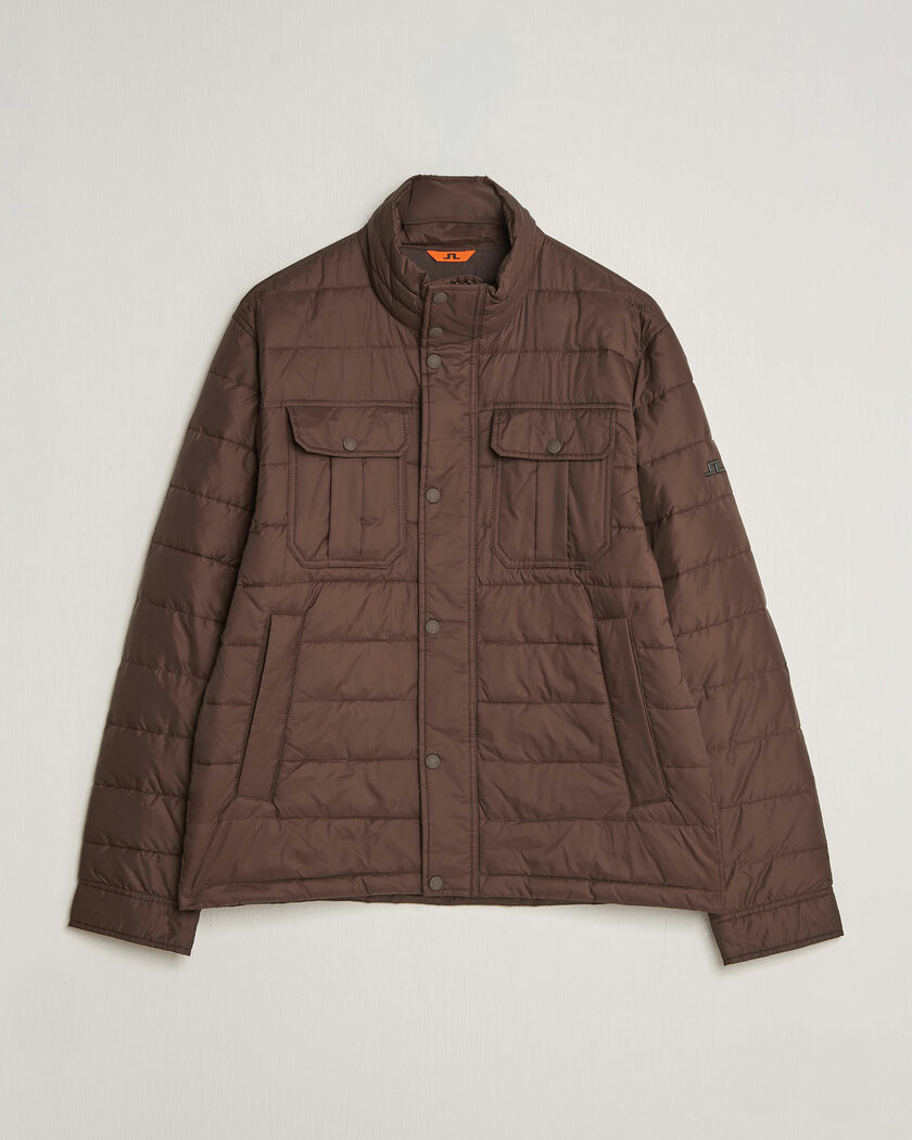 J.Lindeberg Bailey Light Padded Jacket Seal Brown – Bruin