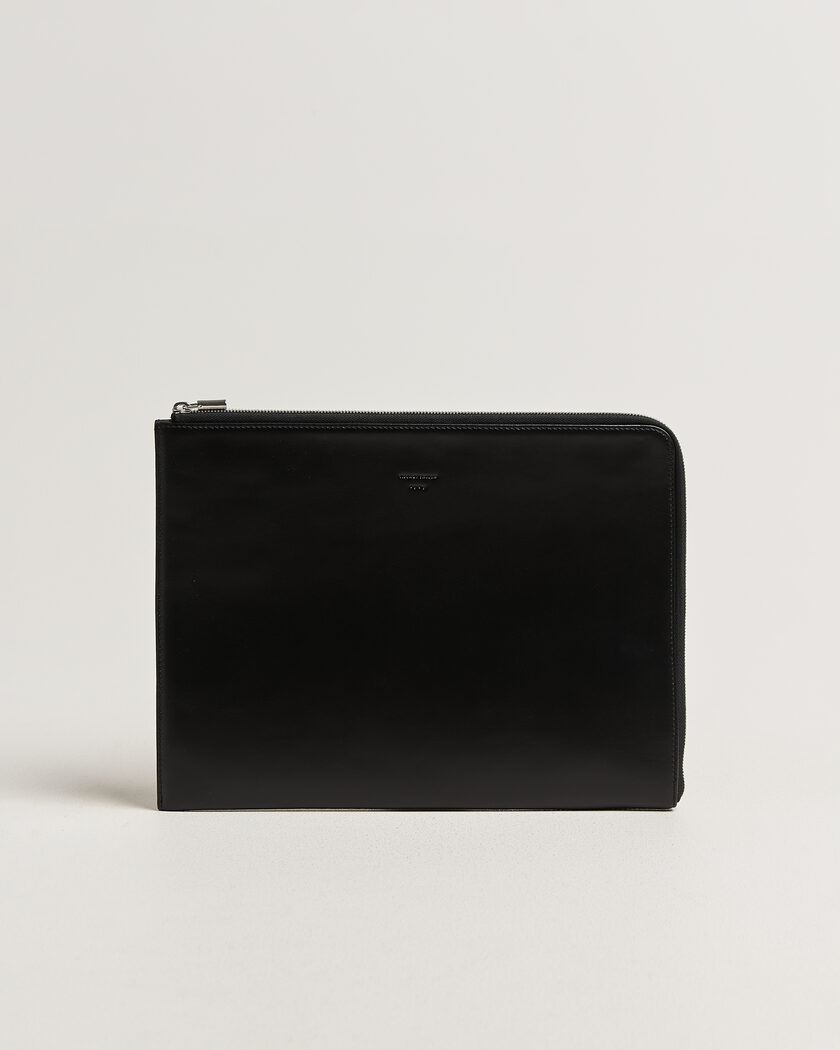 Tiger of Sweden Vitama Smooth Leather Portfolio Black – Zwart