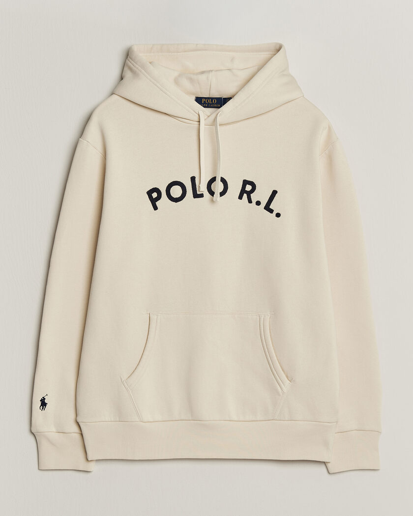 Polo Ralph Lauren Cotton Chest Logo Hood Andover Cream – Wit