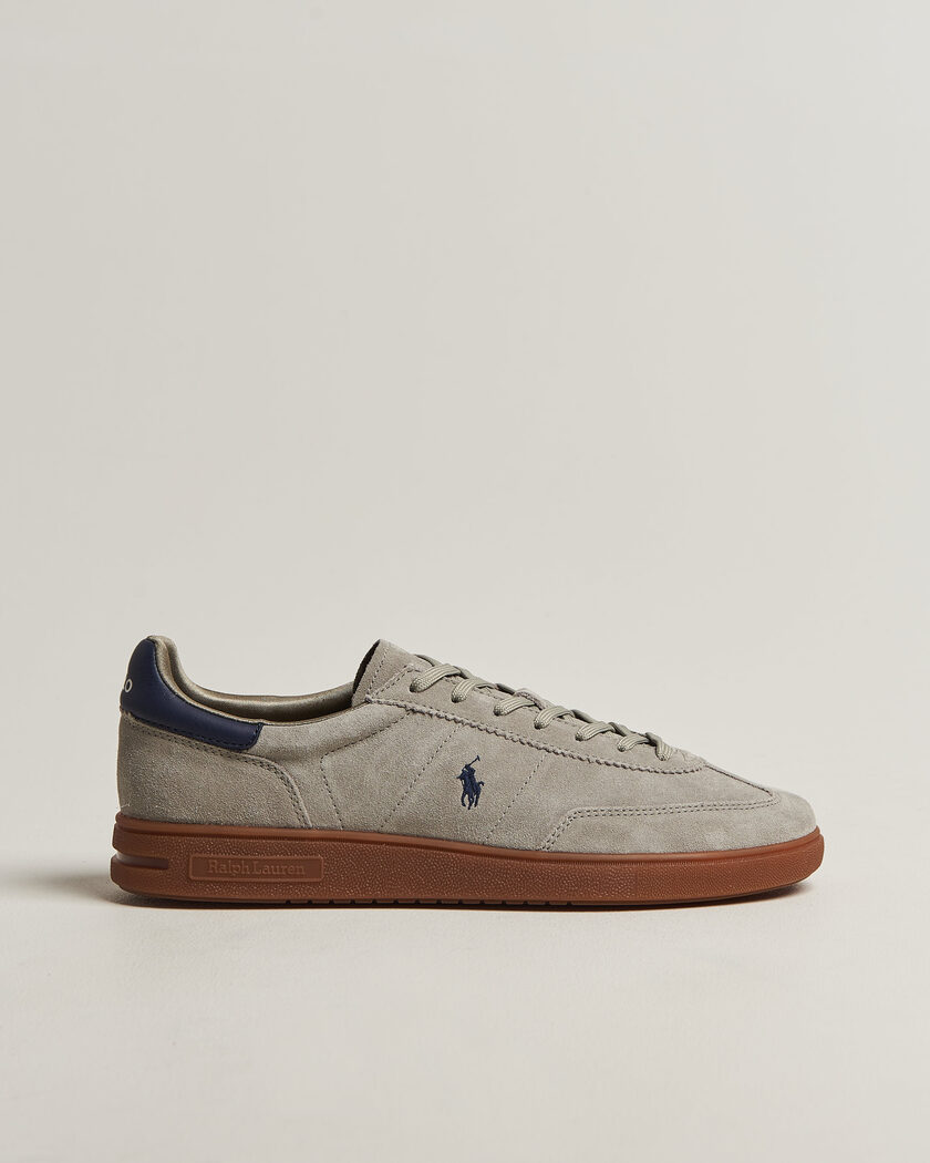 Polo Ralph Lauren Bedford Suede Sneaker Earth Grey – Grijs