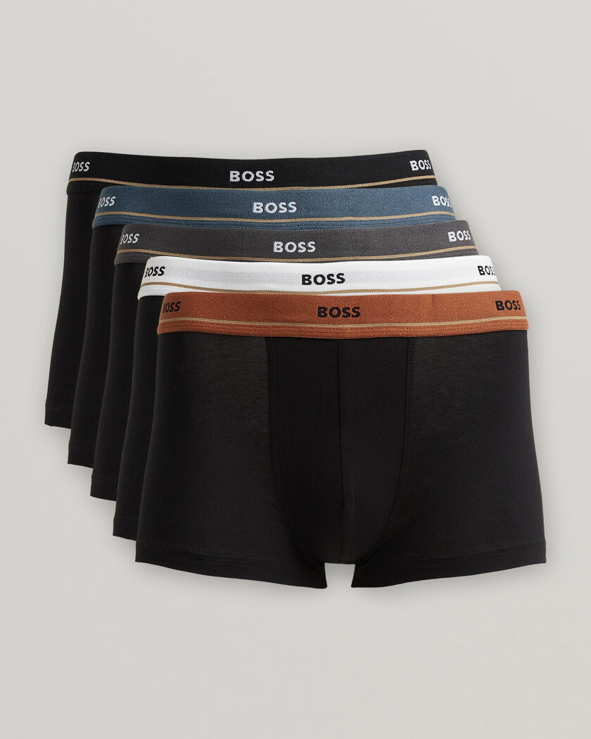 BOSS BLACK 5-Pack Trunk Black – Zwart