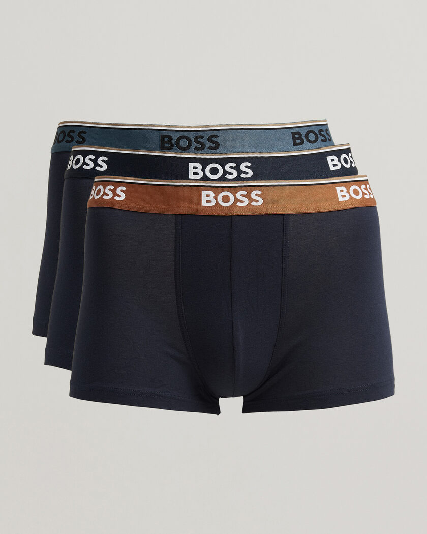 BOSS BLACK 3-Pack Trunk Dark Blue – Blauw