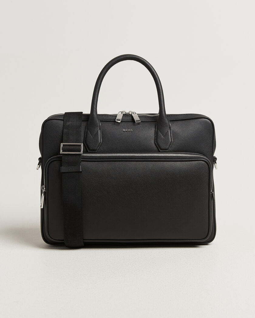 BOSS BLACK Northon Slim Document Case Black – Zwart
