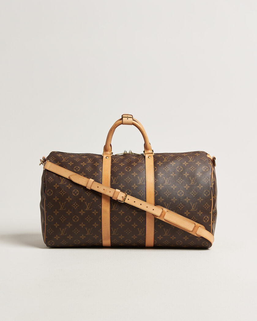 Louis Vuitton Pre-Owned Keepall 50 Bandoulière Monogram – Bruin