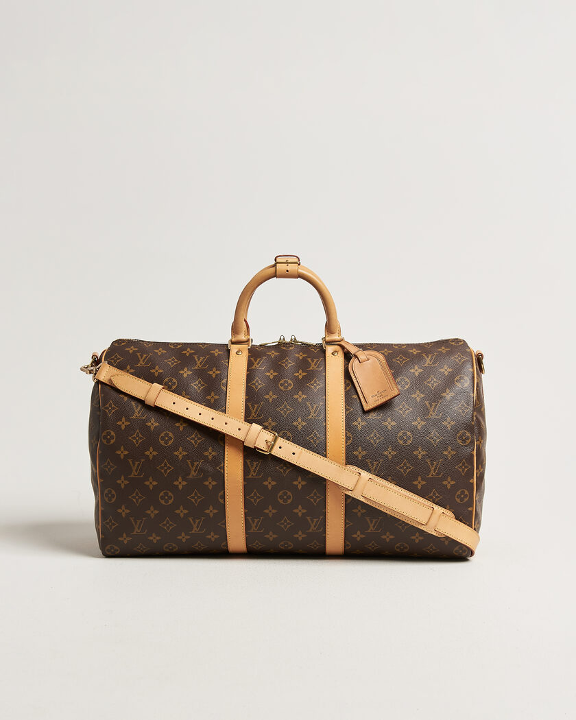 Louis Vuitton Pre-Owned Keepall 50 Bandoulière Monogram – Bruin