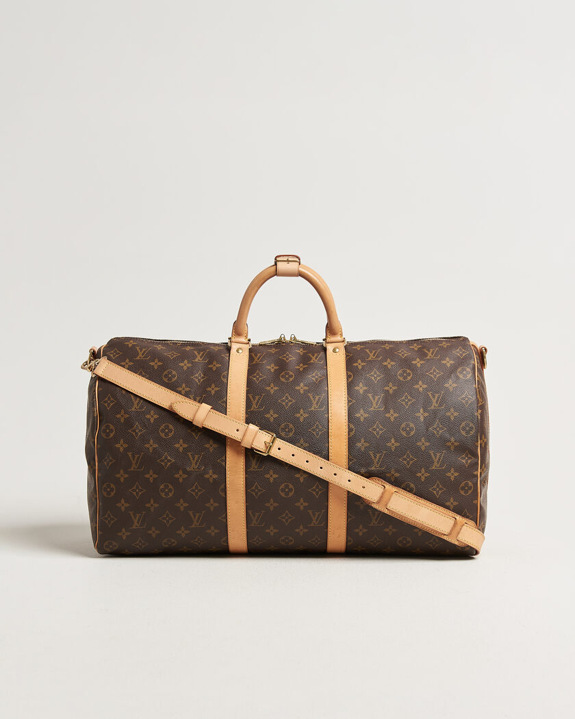 Louis Vuitton Pre-Owned Keepall 50 Bandoulière Monogram – Bruin