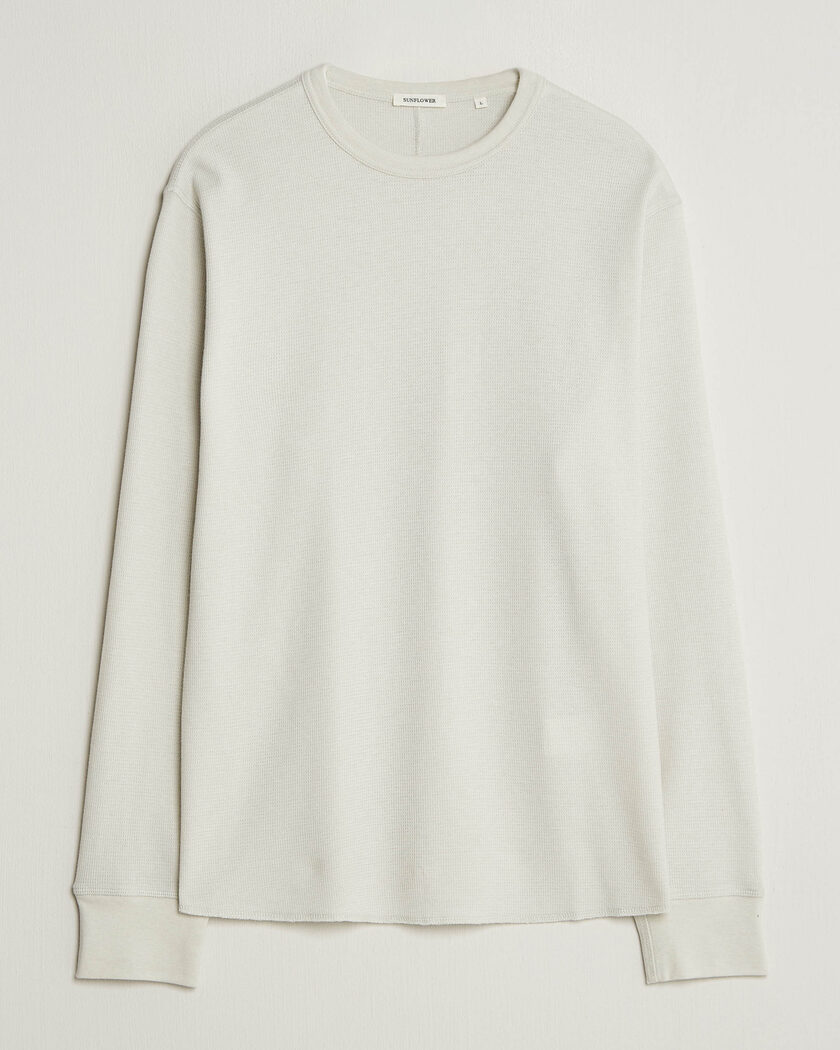 Sunflower Wool Waffle Long Sleeve T-Shirt Kit White – Wit
