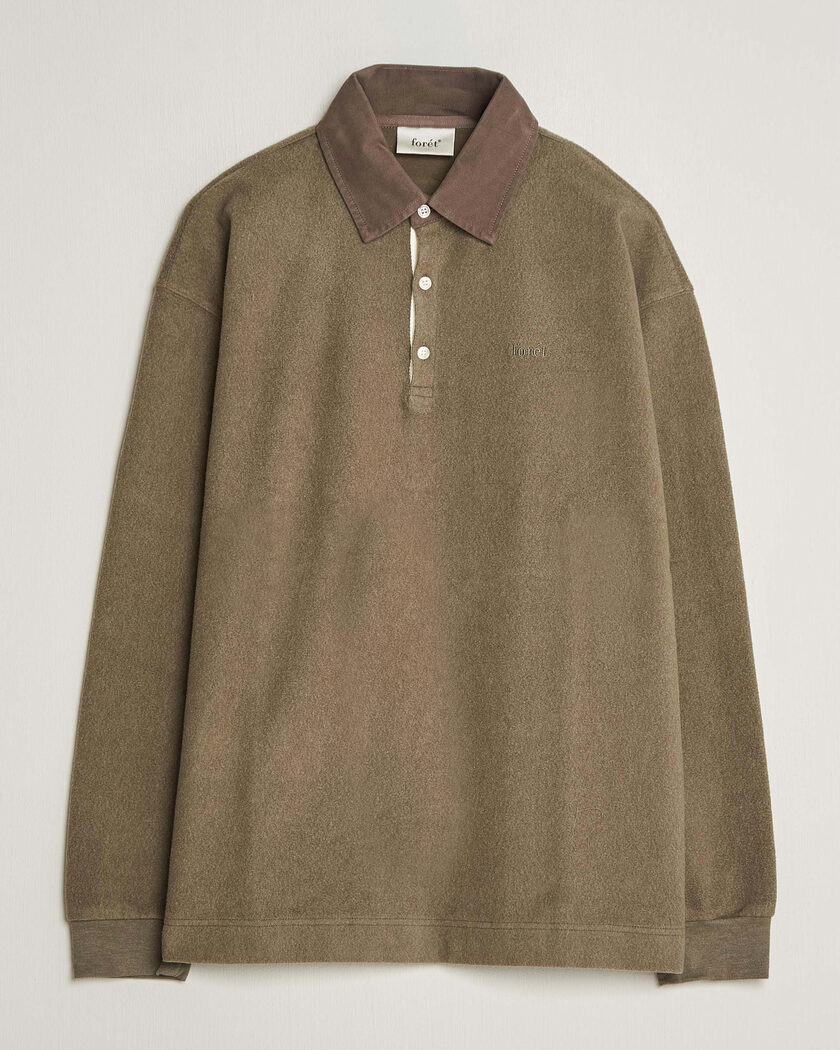 Forét Herb Brushed Rugby Washed Brown – Bruin