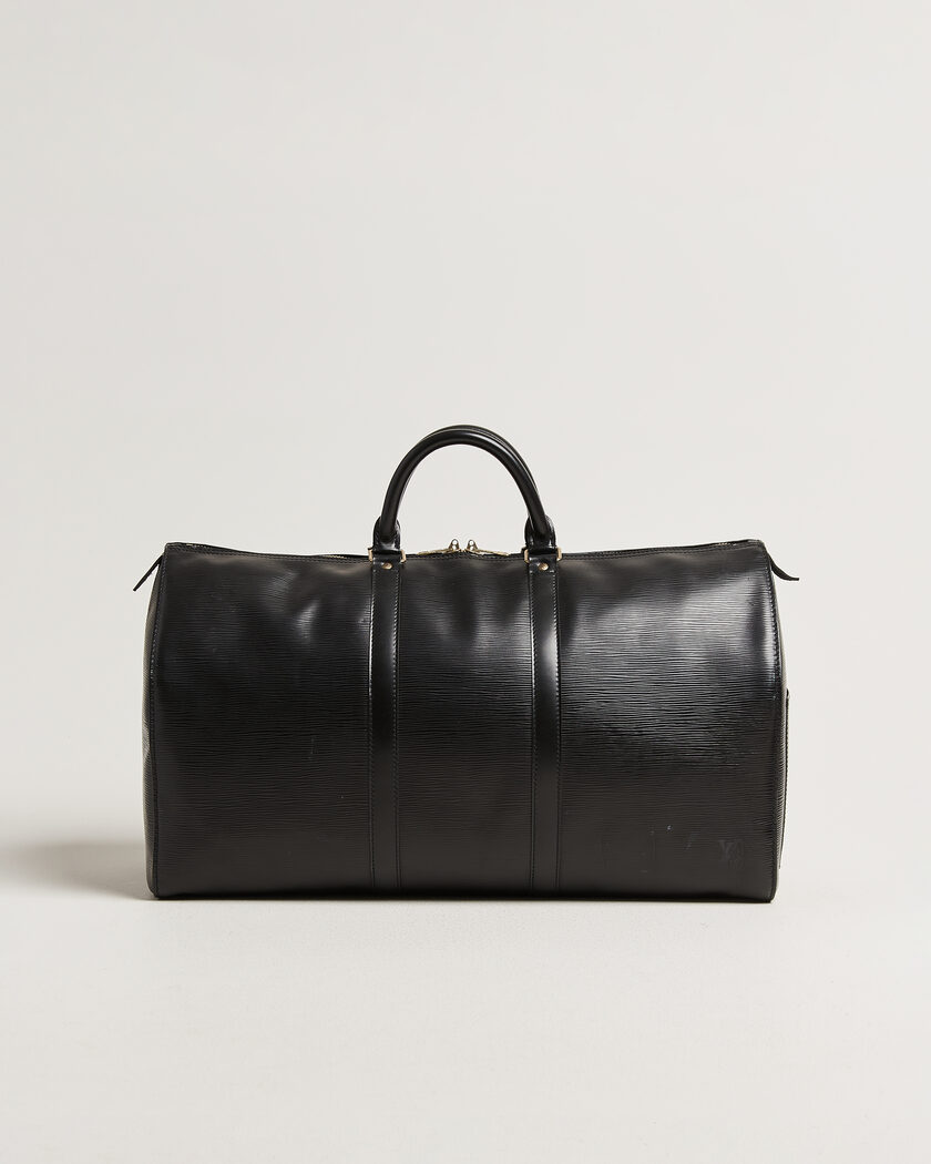 Louis Vuitton Pre-Owned Keepall Epi Leather 50 Black – Zwart