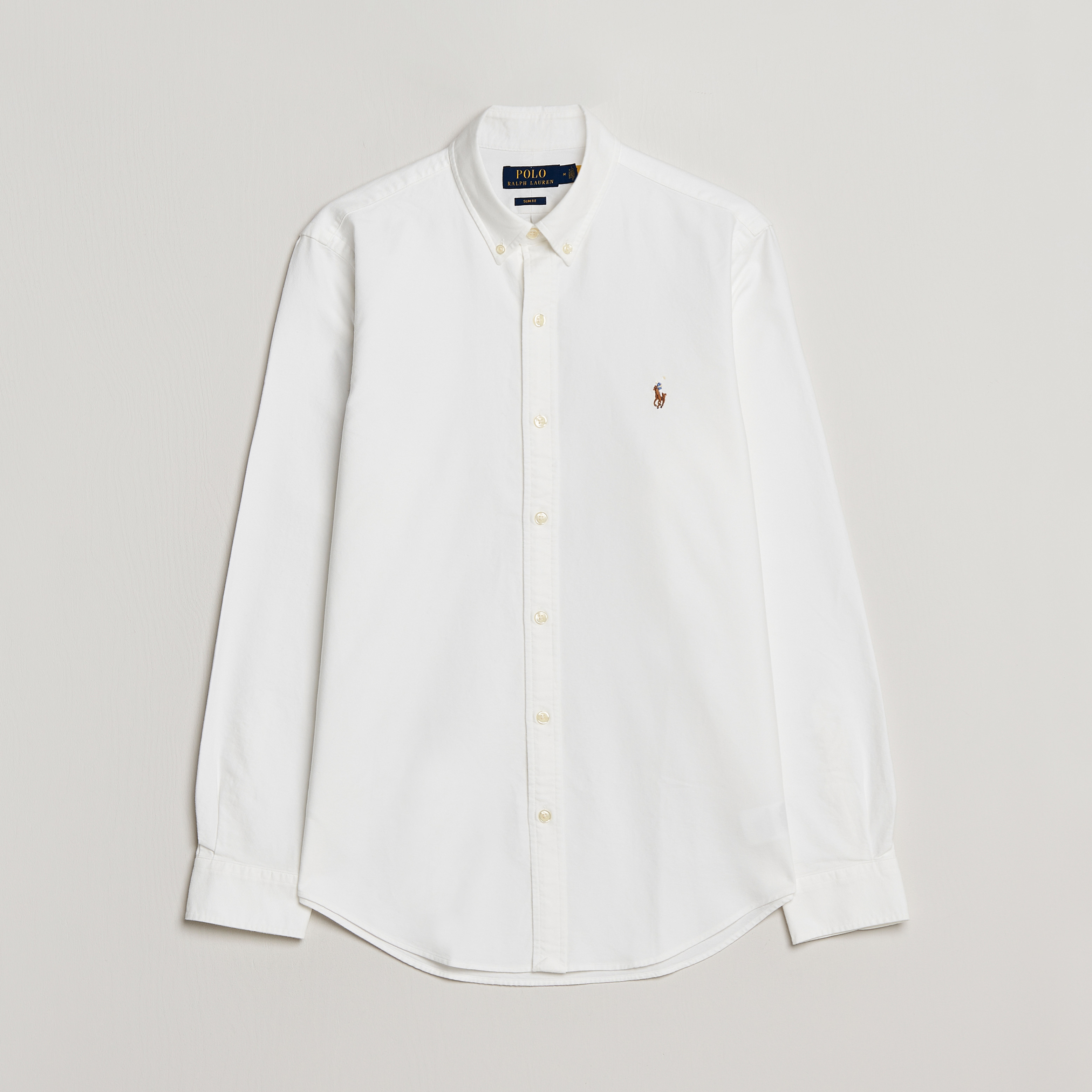Polo Ralph Lauren Slim Fit Shirt Oxford White Man CareOfCarl