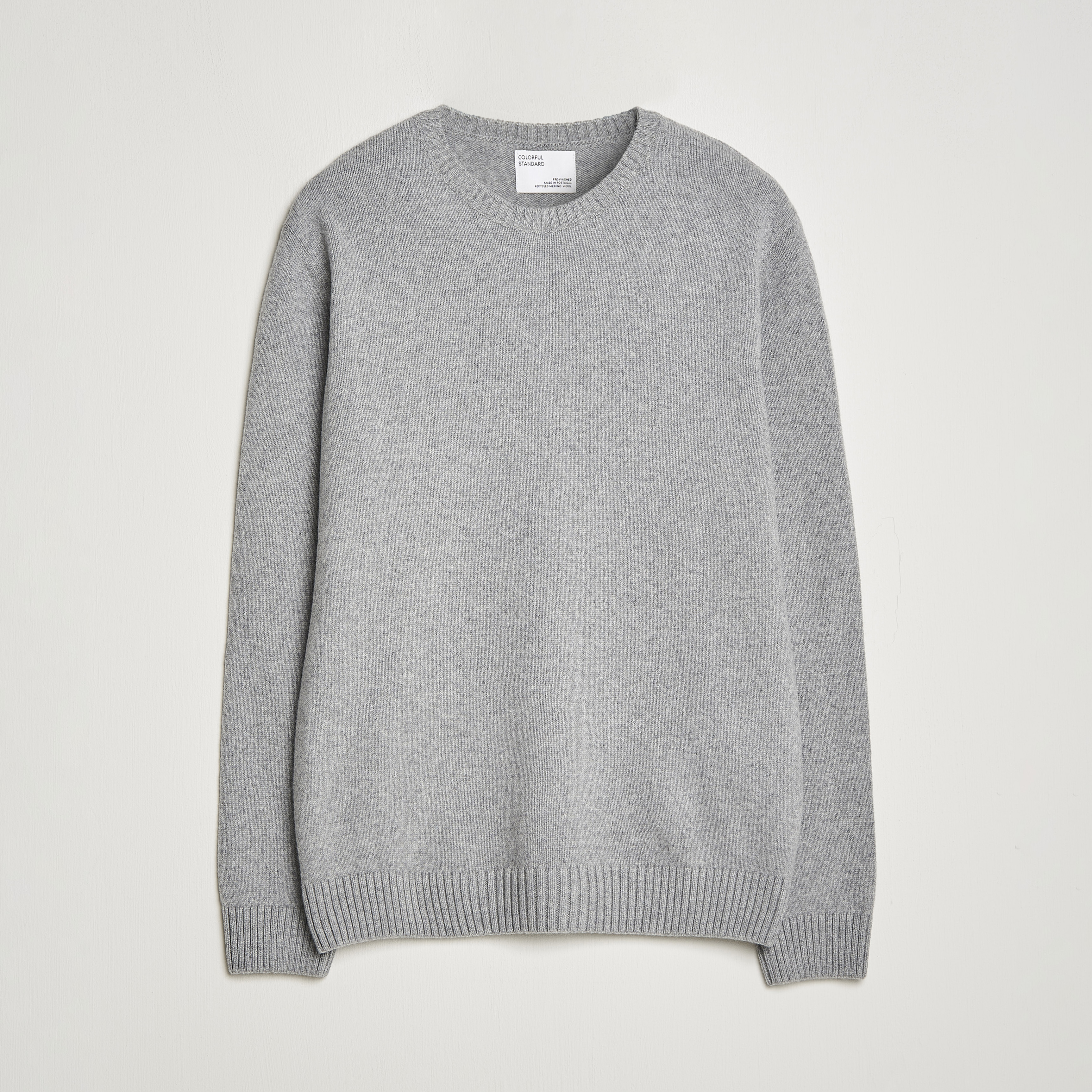 Colorful Standard Classic Merino Wool Crew Neck Heather Grey | Man