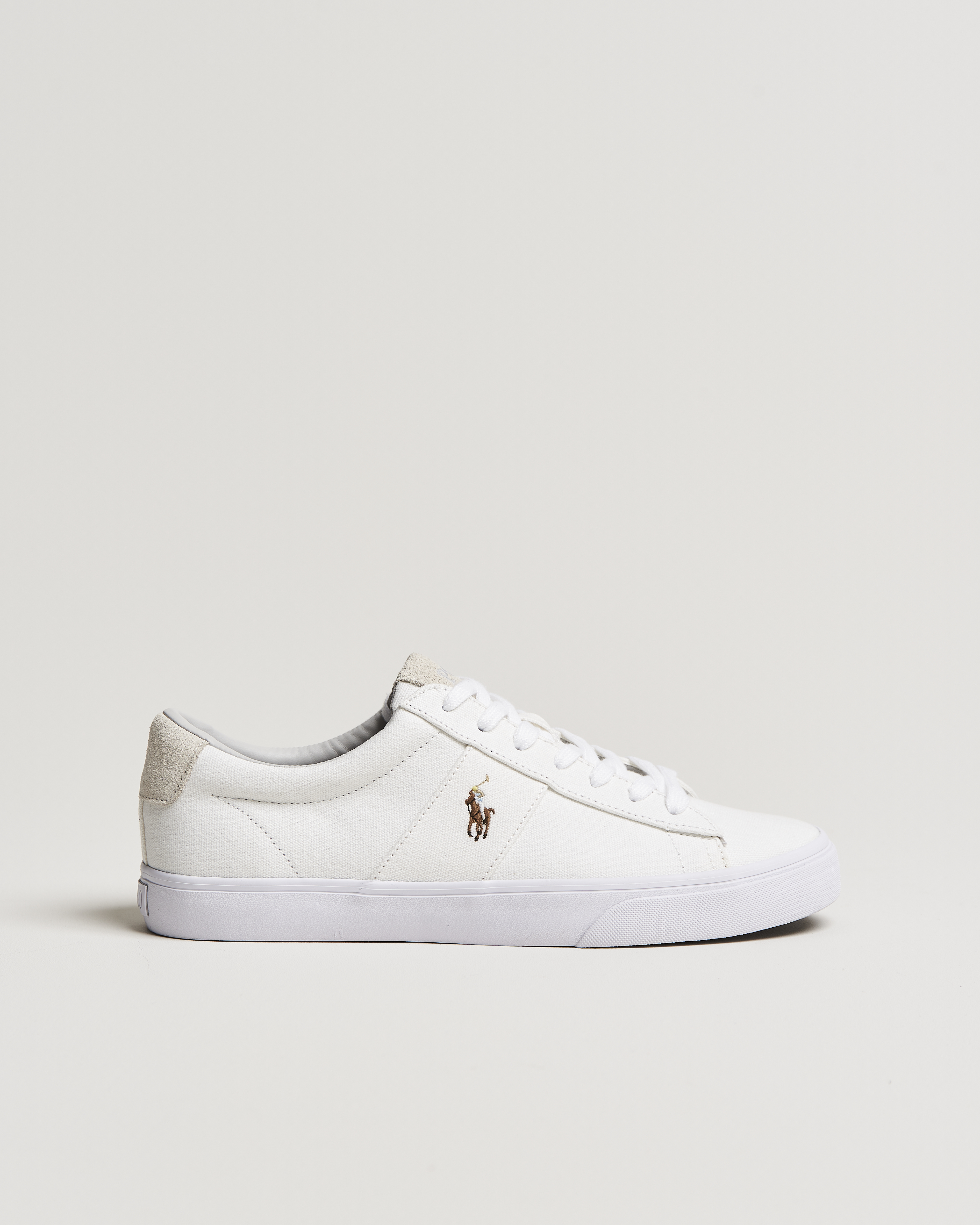 Polo Ralph Lauren Sayer Canvas Sneakers White | Man - CareOfCarl.nl