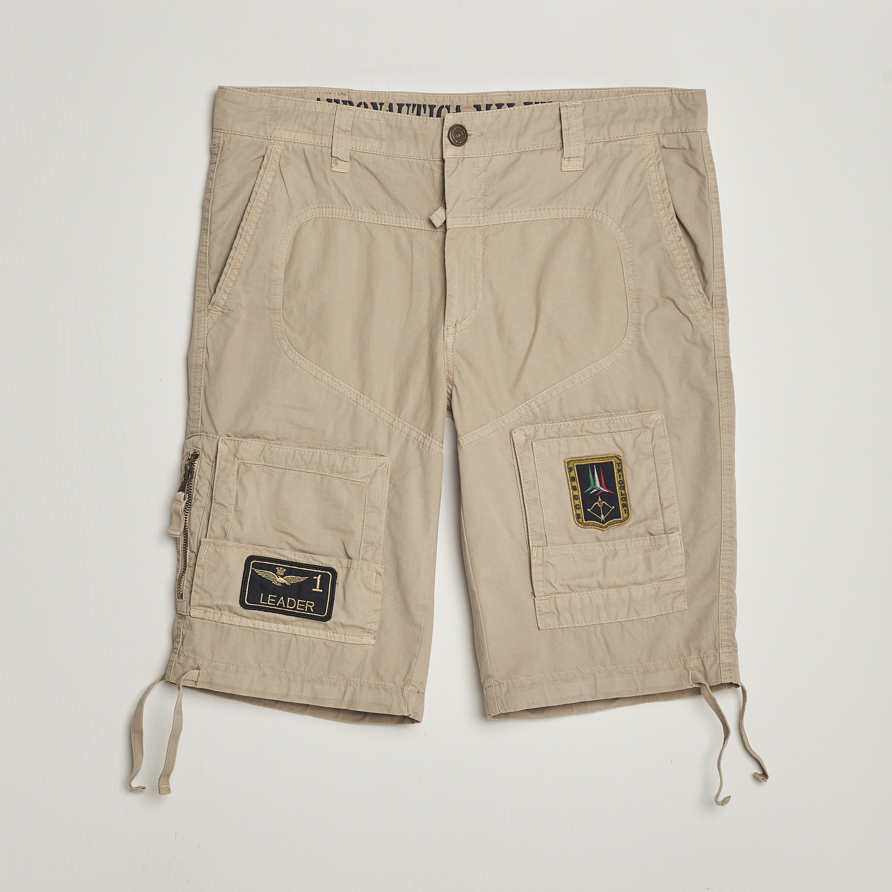 Aeronautica Militare Bermuda Uomo Anti-G In Gabardina 241BE041CT1122 8057630221642 Marrone Peanut Brown 57544 44 - 6