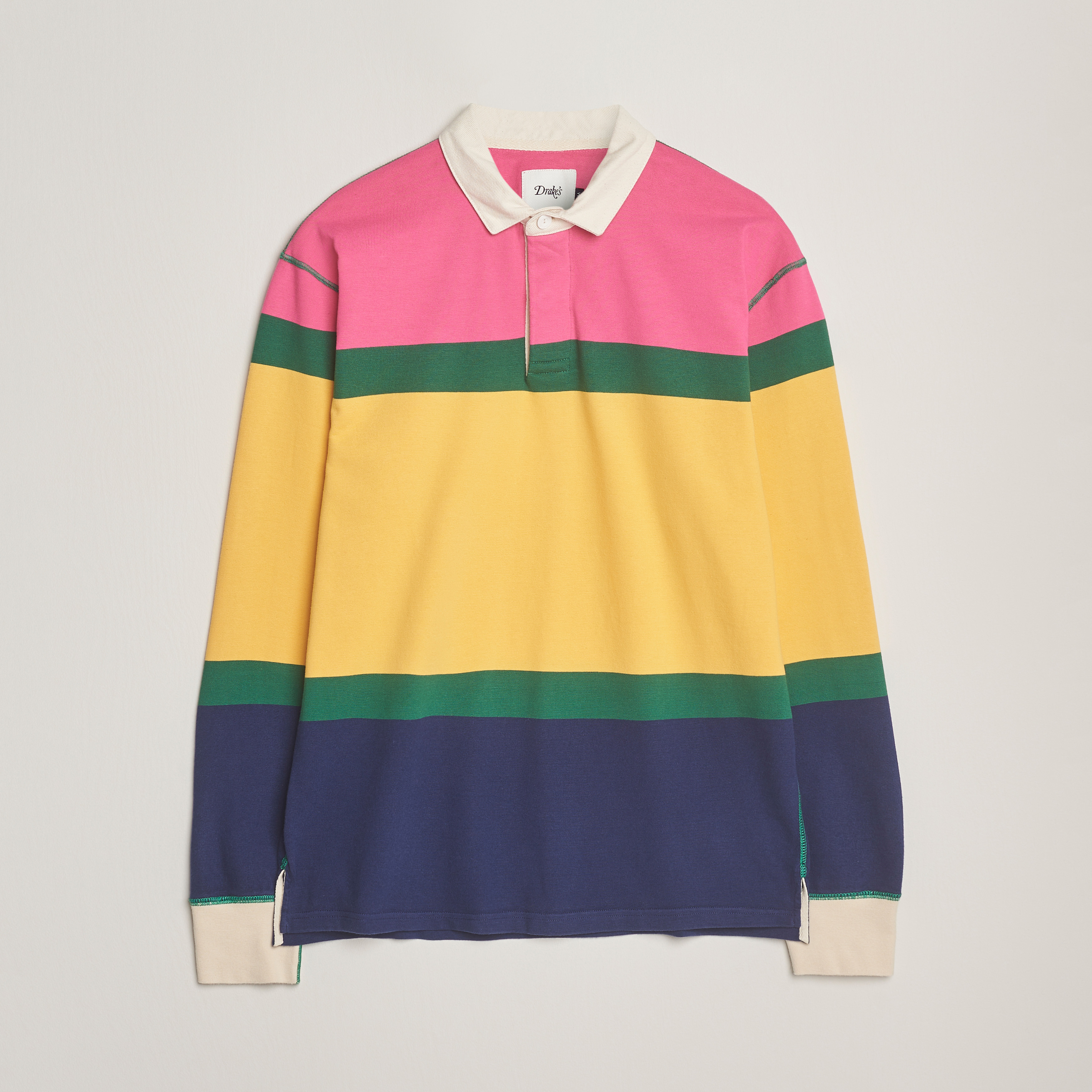 Drake's Multi Panels Rugby Shirt Multi | Man - CareOfCarl.nl