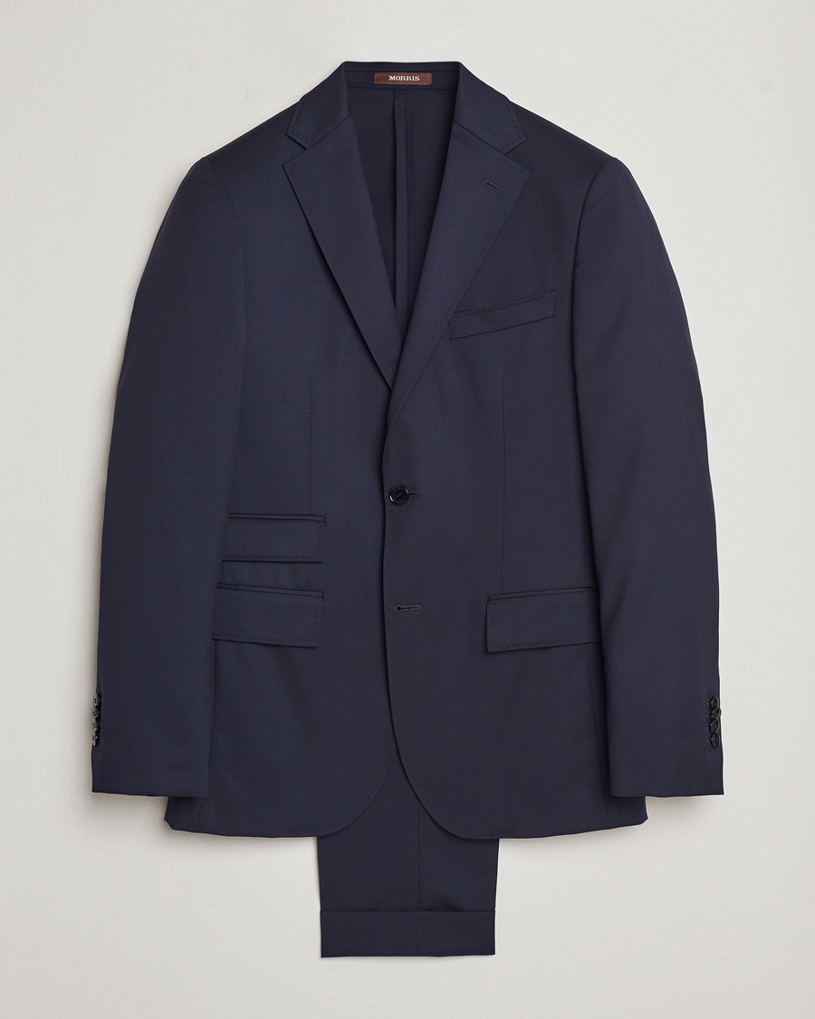 Morris Prestige Suit Navy – Blauw
