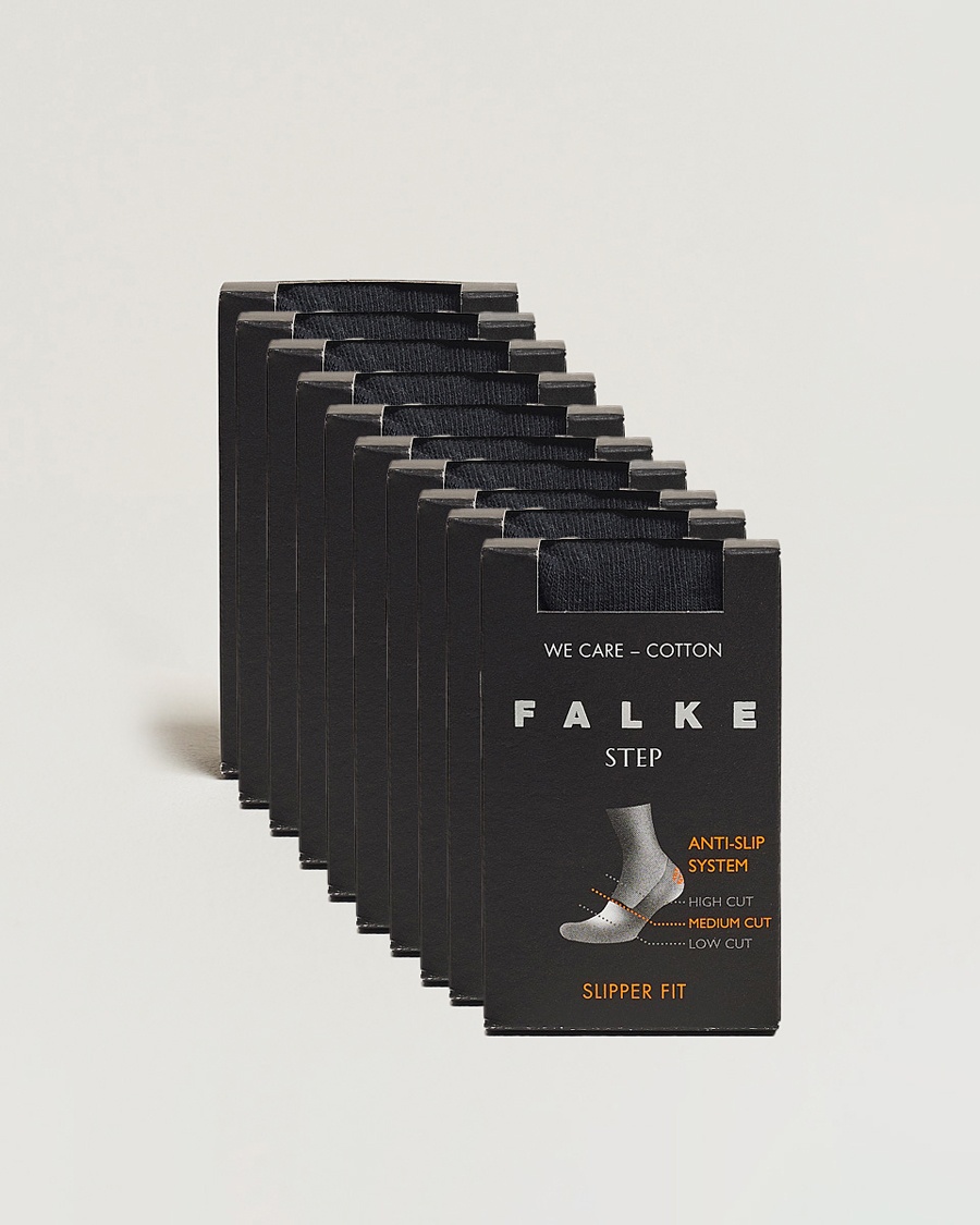 Falke 10-pack Step In Box Loafer Socks Black – Zwart
