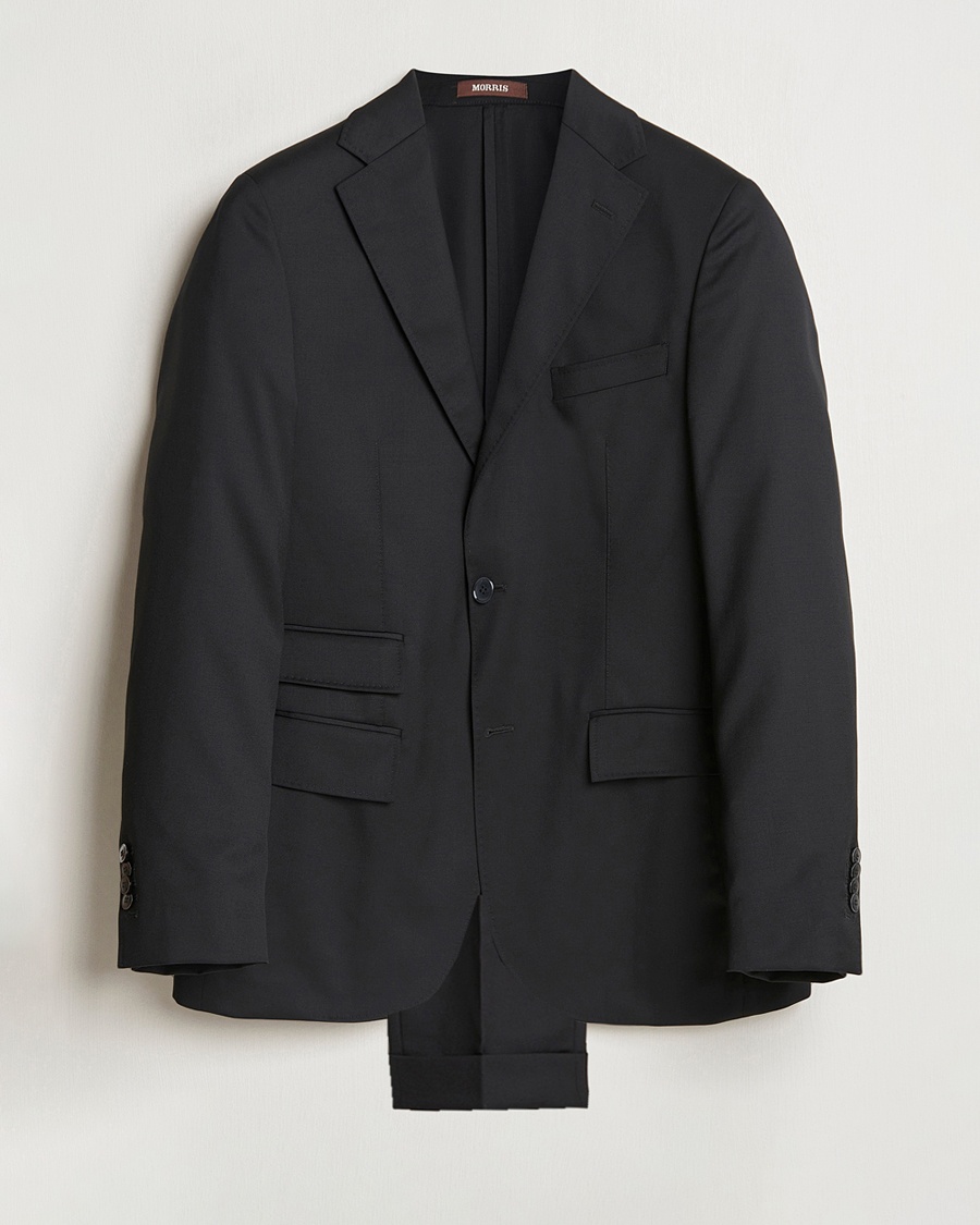 Morris Heritage Prestige Wool Suit Black – Zwart