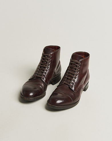 Pre-owned Alden 41853 Cap Toe Boot Burgundy Shell Cordovan US10 - EU44 – Bruin
