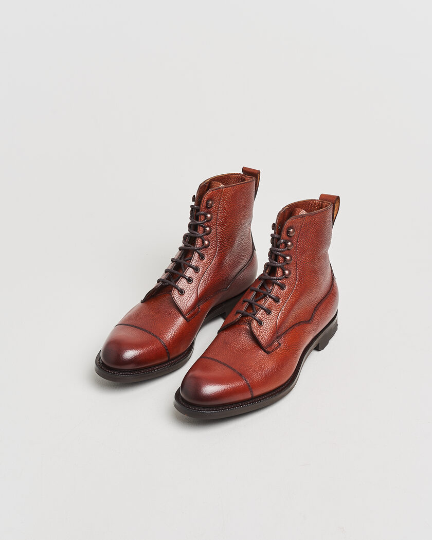 Pre-owned Edward Green Galway Ridgeway Boot Rosewood Country Calf UK8 - EU42 – Bruin