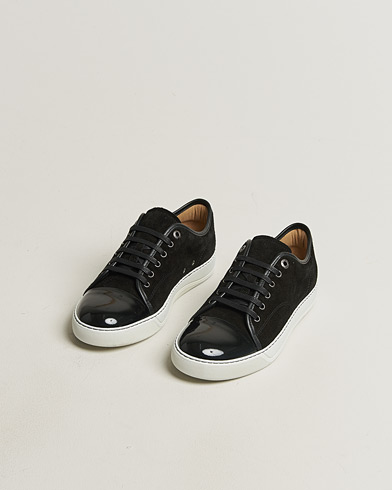 Pre-owned Lanvin DBB1 Patent Cap Toe Sneaker Black UK7 - EU41 – Zwart