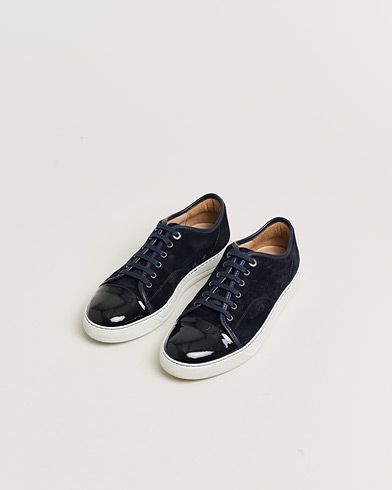 Pre-owned LanvinDBB1 Patent Cap Toe SneakerNavyUK8 - EU42 – Blauw