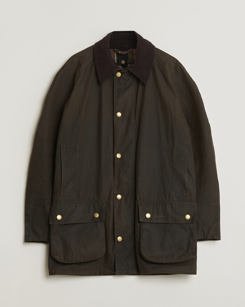 Pre-owned Barbour Lifestyle Beausby Waxed Jacket Olive S – Groen