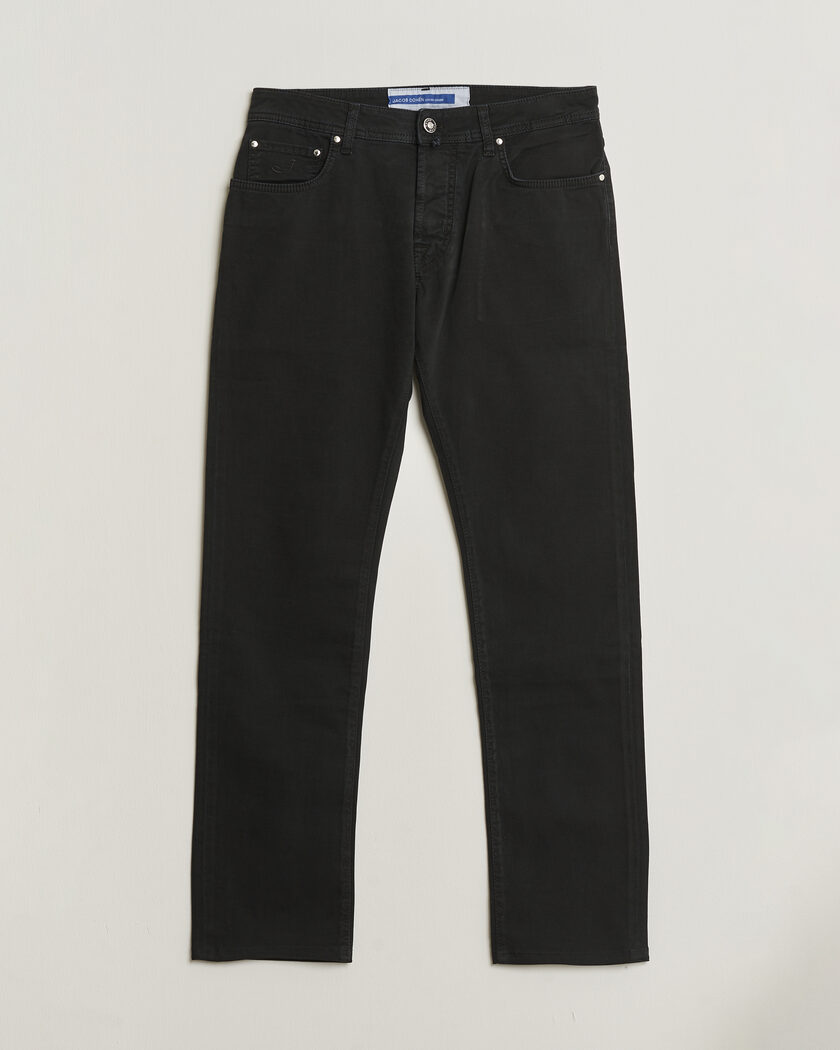 Pre-owned Jacob Cohën Bard 5-Pocket Cotton Trousers Black W32 – Zwart