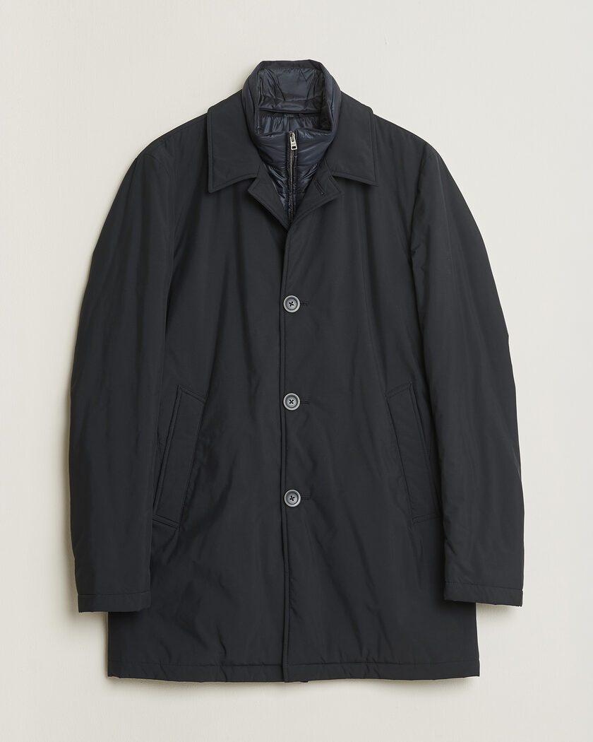Herno Nylon City Coat Navy 50 – Blauw