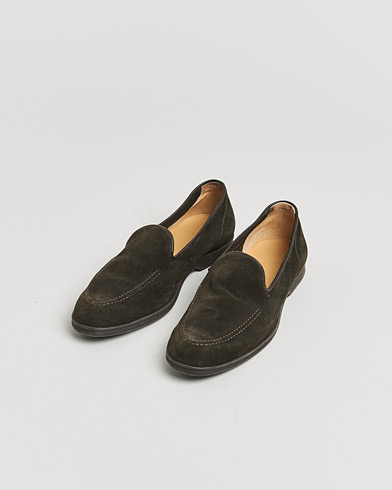 Pre-owned Myrqvist Brannö Loafers Dark Brown Suede 41 – Bruin