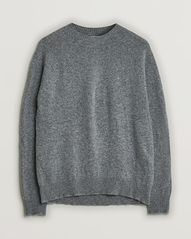 Pre-owned Jil Sander Cashmere/Merino Round Neck Sweater Grey Melange – Grijs