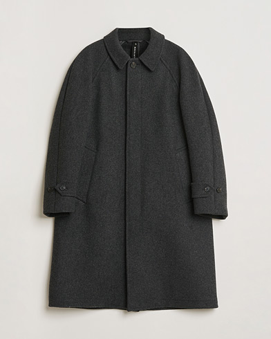 Pre-owned Mackintosh Boston Wool Overcoat Grey M – Grijs