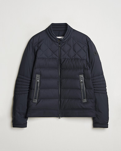 Moncler Tuena Biker Jacket Navy 3 - L – Blauw