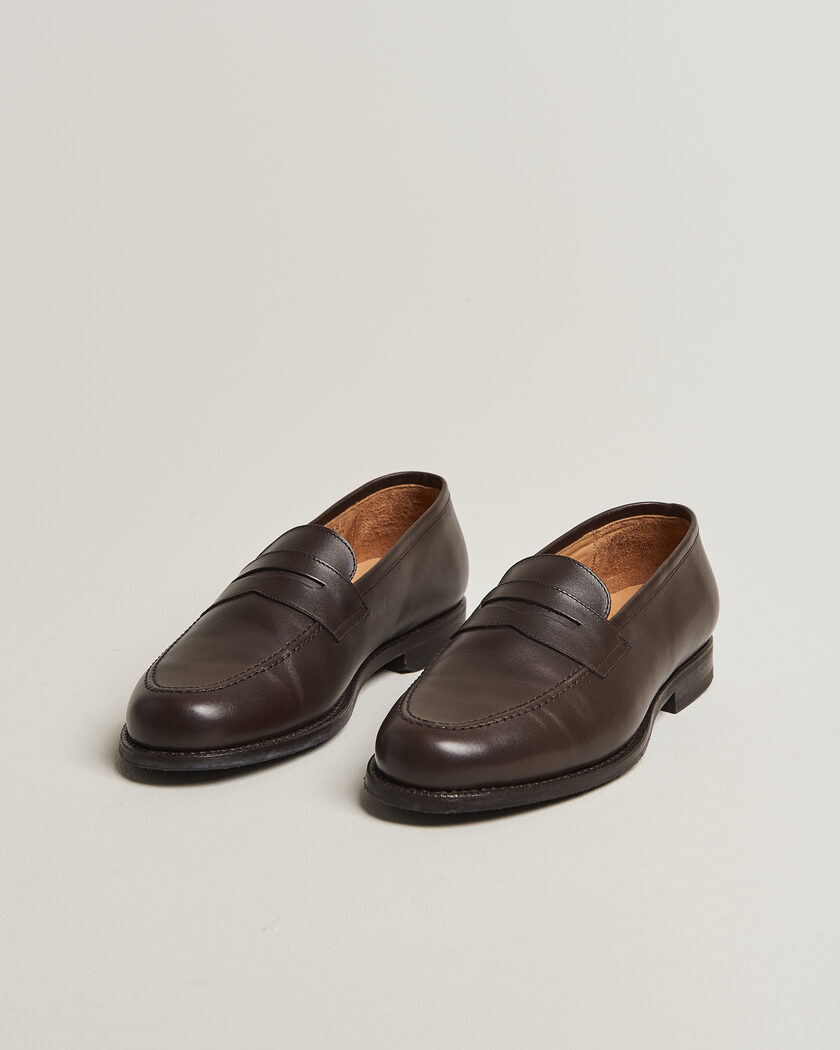 Pre-owned Myrqvist Stenhammar II Loafer Dark Brown Calf UK10 - EU44 – Bruin