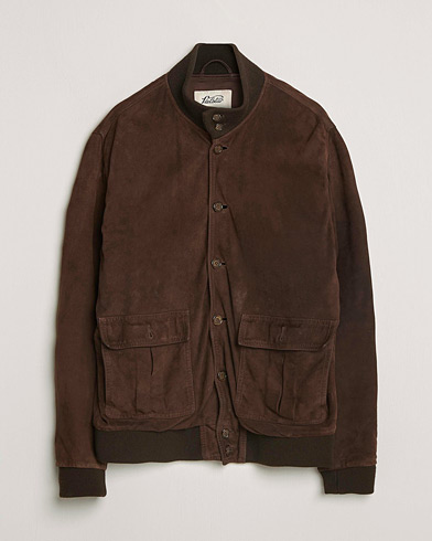 Pre-owned Valstar Valstarino Suede Jacket Dark Brown 54 – Bruin