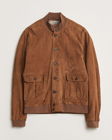 Pre-owned Valstar Valstarino Suede Jacket Sandal 52 – Bruin