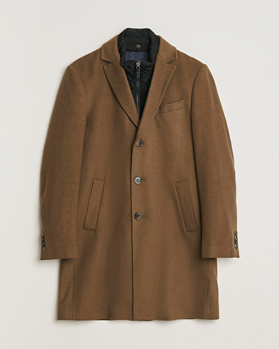 Pre-owned Sand Copenhagen Cashmere Blend Coat Brown 48 – Bruin