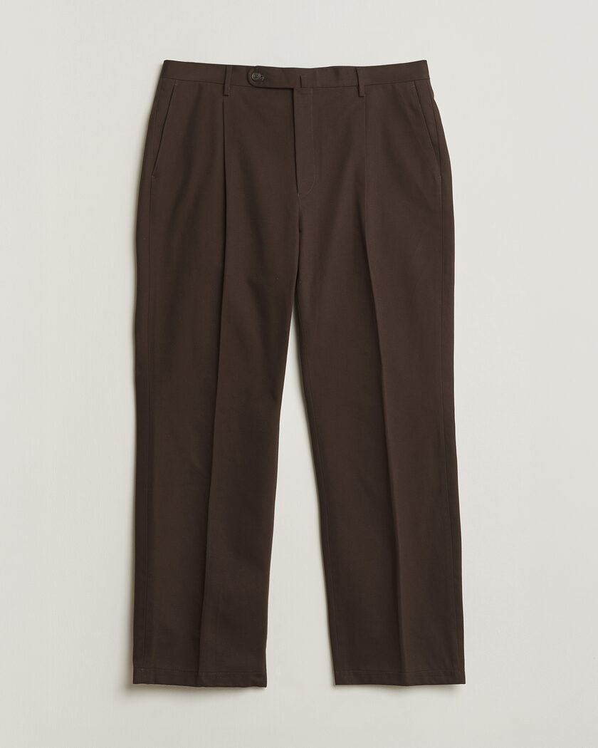 Pre-owned Rubato High Waist Cotton Chino Brown 52 – Blauw