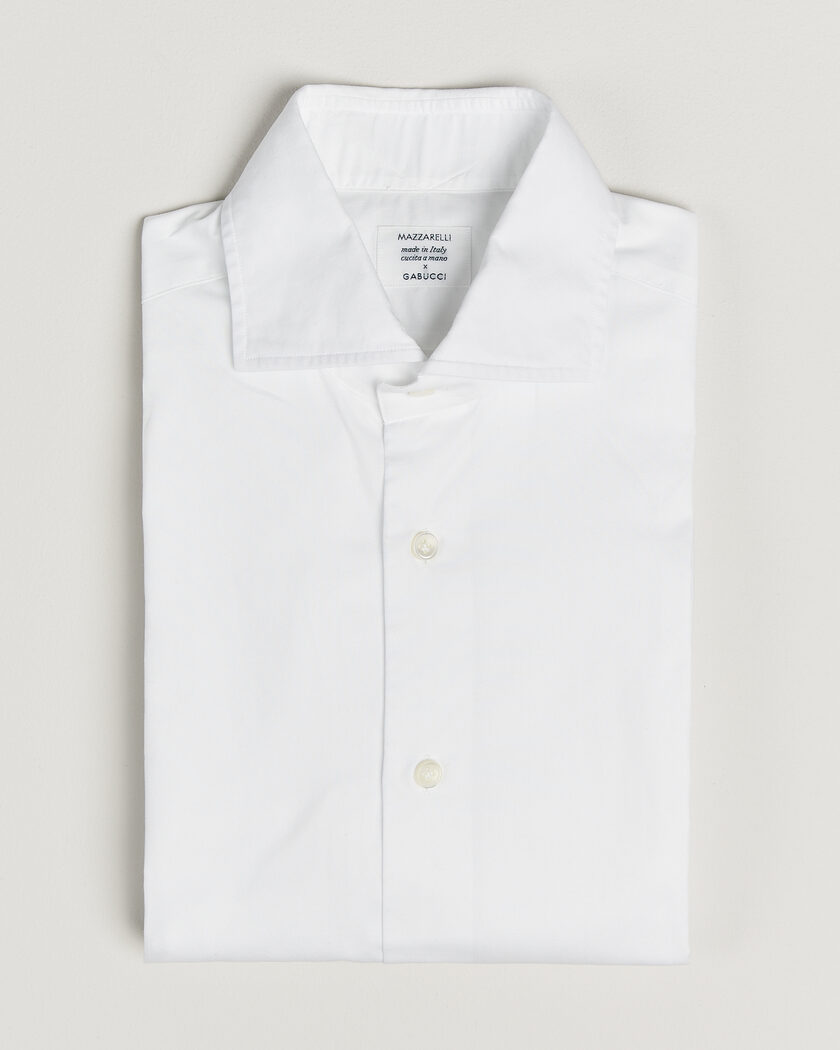 Pre-owned Mazzarelli Soft Cotton Shirt White 39 - M – Wit