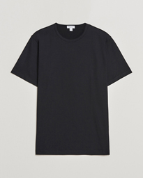  Crew Neck Cotton Tee Black