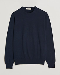  Cashmere Crew Neck Sweater Navy