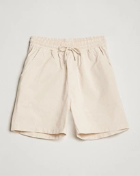  Classic Organic Twill Drawstring Shorts Ivory White
