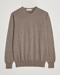  Cashmere Crew Neck Sweater Brown