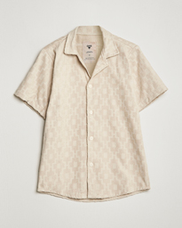  Machu Terry Short Sleeve Shirt Beige