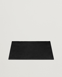  Brennan Small Leather Desk Blotter Black