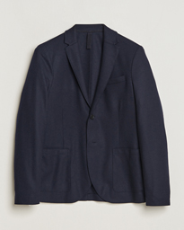  Two Button Vented Superfine Merino Blazer Navy