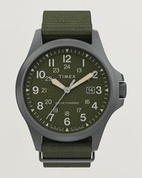  Field Post Solar Watch 41mm Green Dial