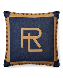  Northam Throw Pillow Camel/Navy