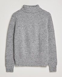  Wool/Cashmere Boatbuilder Turtleneck Grey