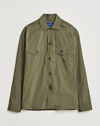  Cotton Nylon Overshirt Olive