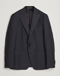  Elder Wool Tuxedo Blazer Black